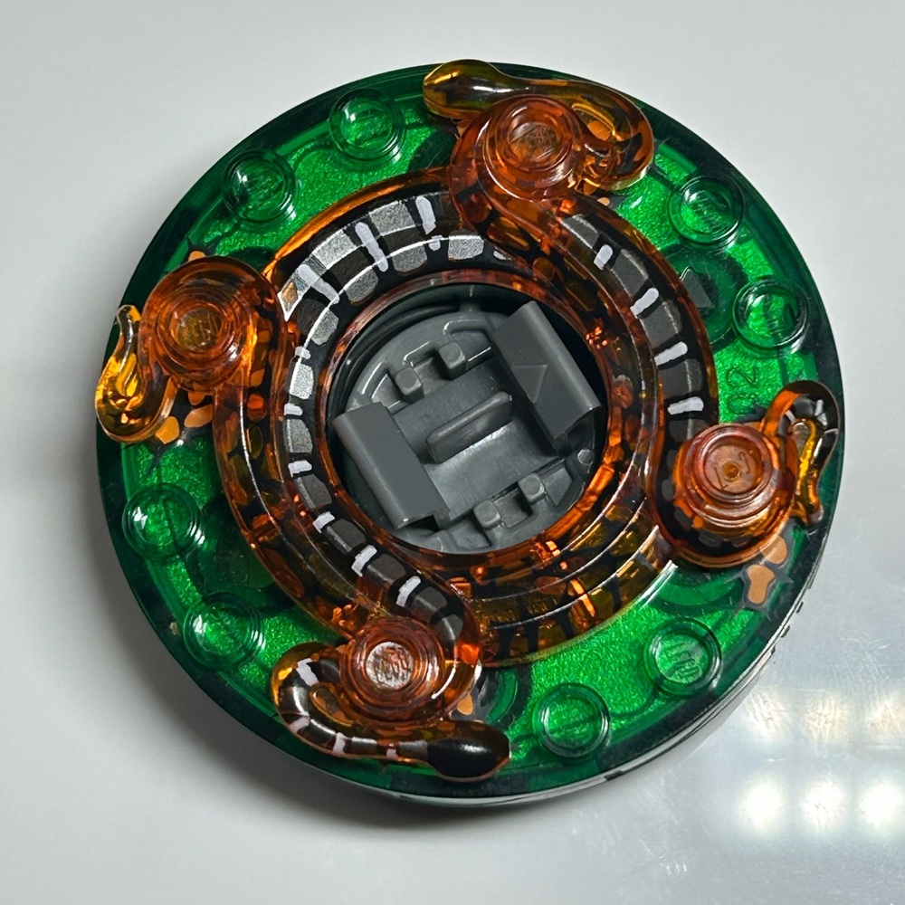 LEGO Ninjago Orange and Green Snake Spinner
